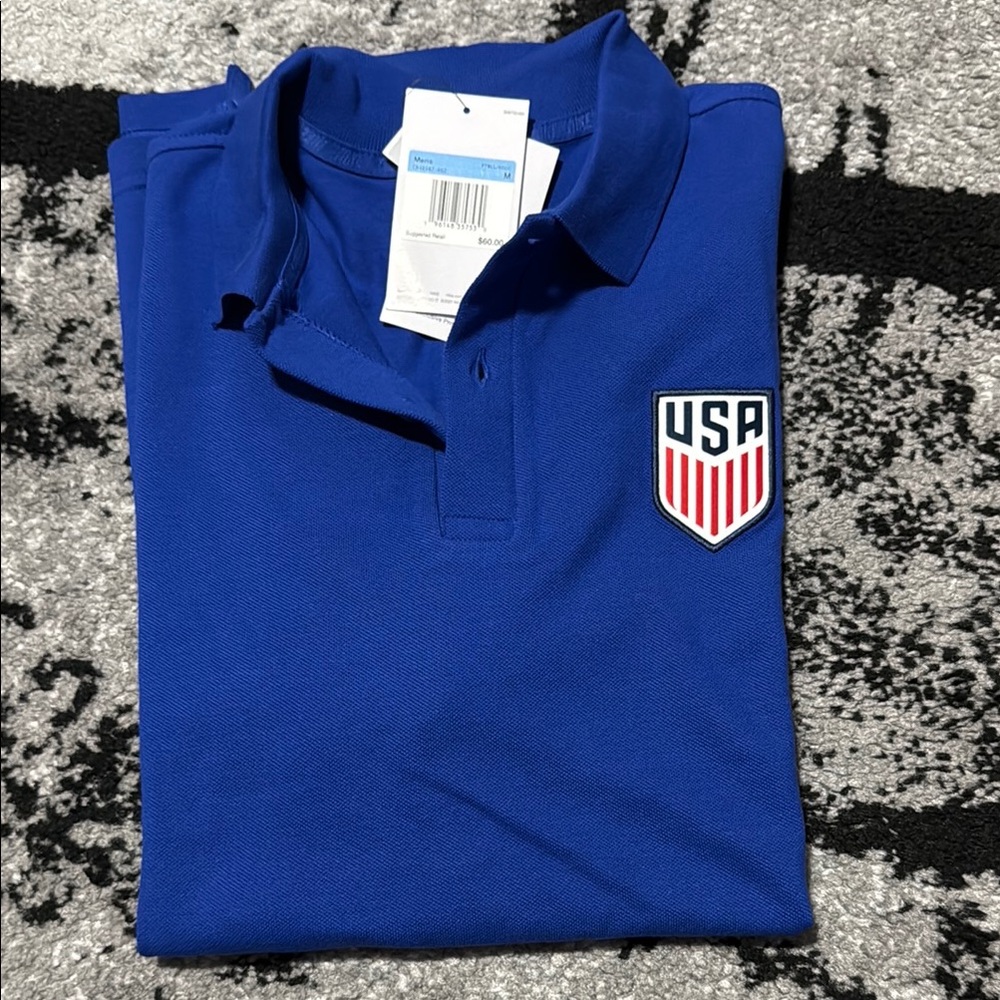 Nike Men's Team USA Soccer
Performance Polo Shirt Royal Blue
DH4947-452
